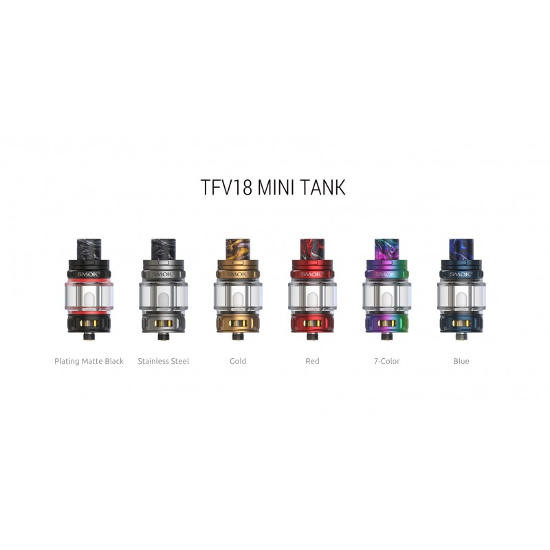 SmokTech TFV18 Mini Tank, smok, v18 mini meshed coils, fortis kit